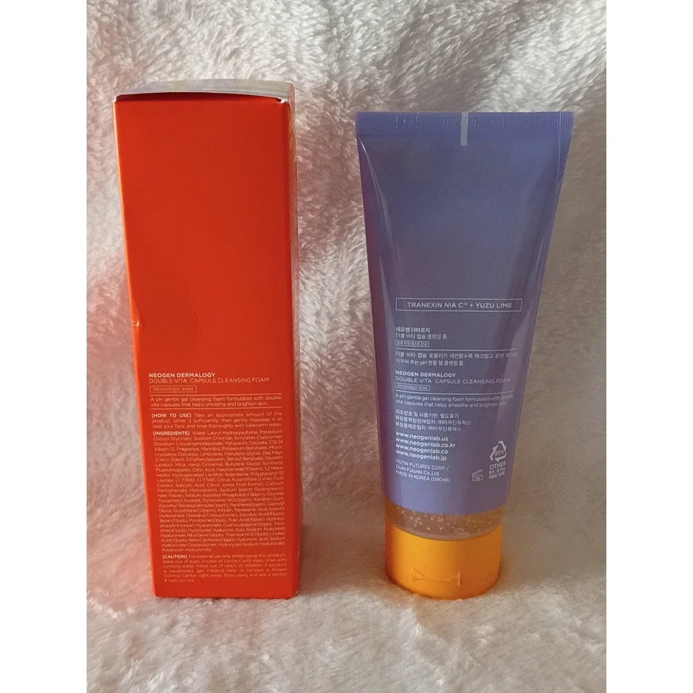NEOGEN Dermalogy Double Vita Capsule Cleansing Foam 150ml Brightening Gel 2027